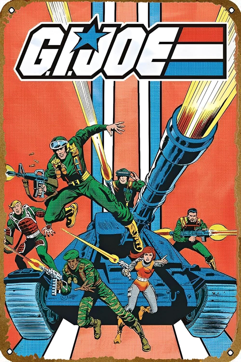 Vintage Collectible Posters - Gi Joe – Panzer – Poster
