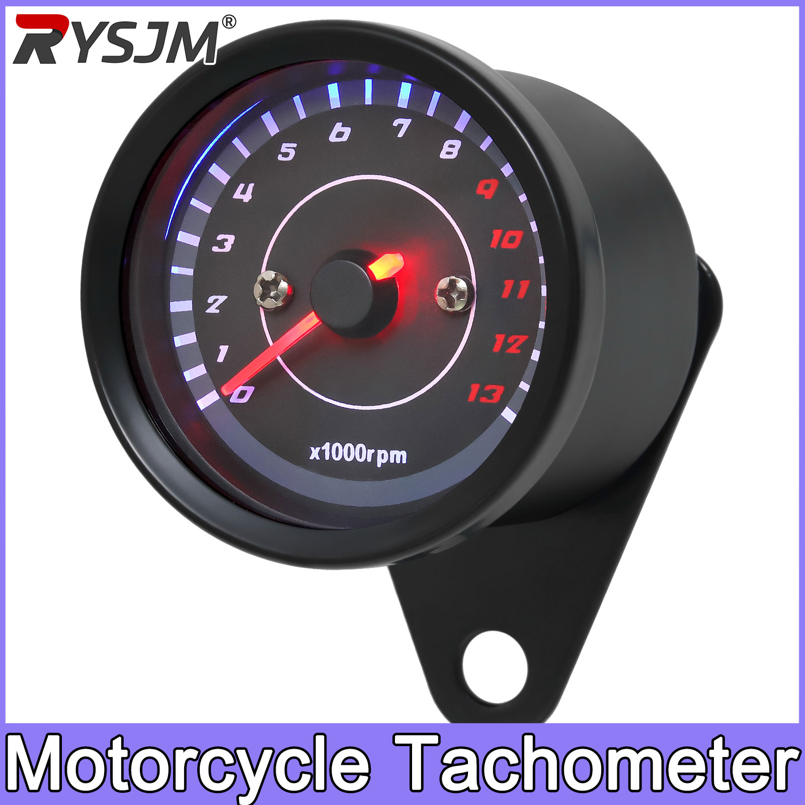 Analog Meter Gauge - 13000 U/min Universal-Tachometer für Roller und