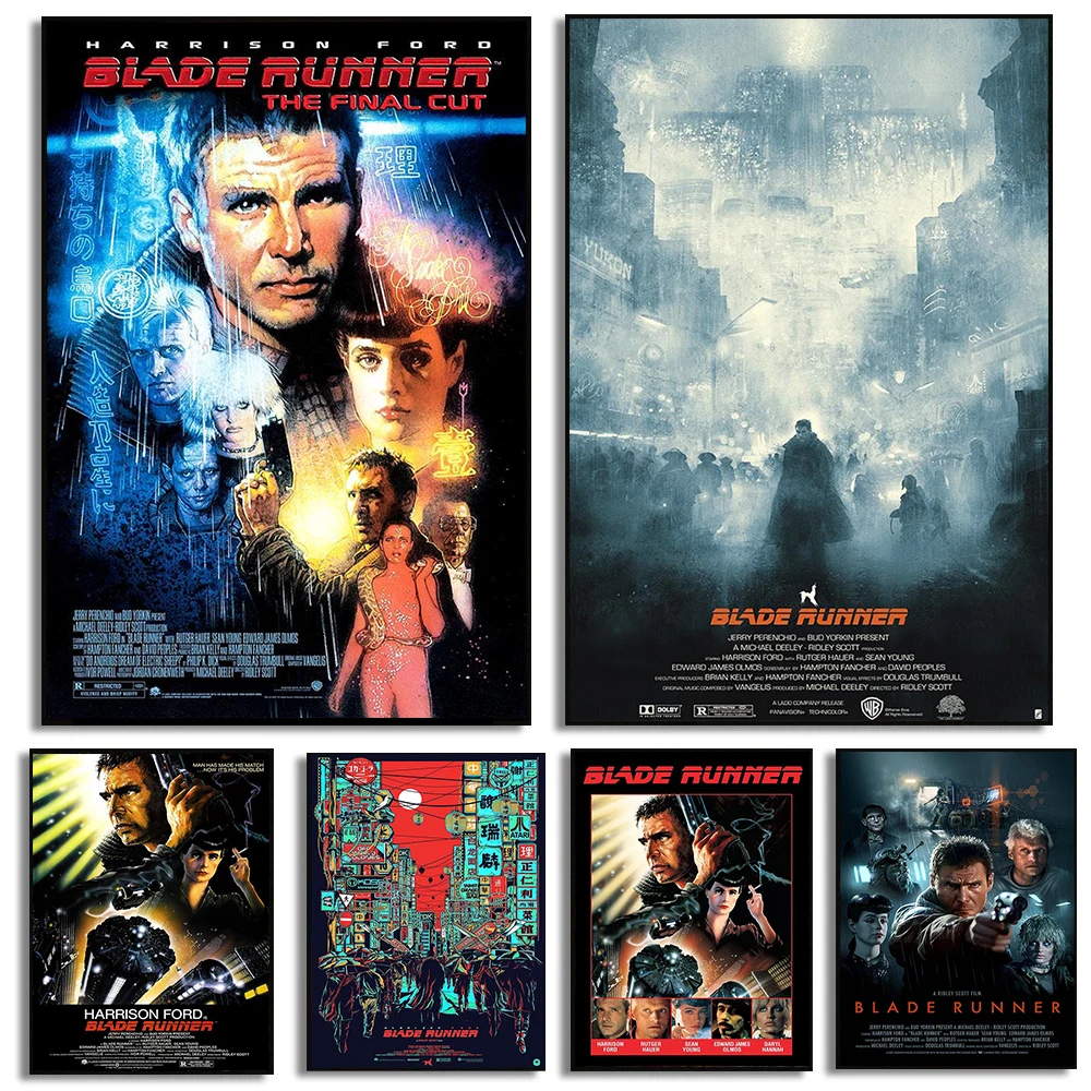 Vintage Collectible Posters - Blade Runner 1982 Klassisches Filmplakat -