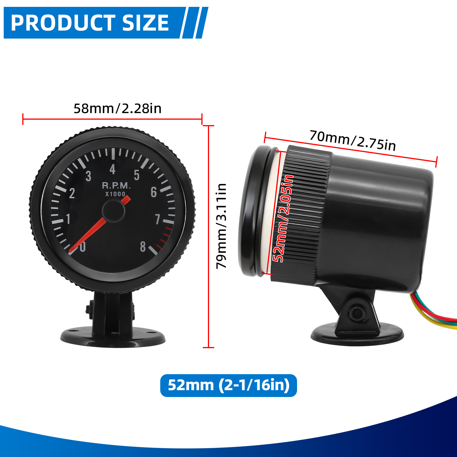 2 Zoll 52mm Drehzahlmesser Aut – Analog Meter Gauge Bewertung und Preis