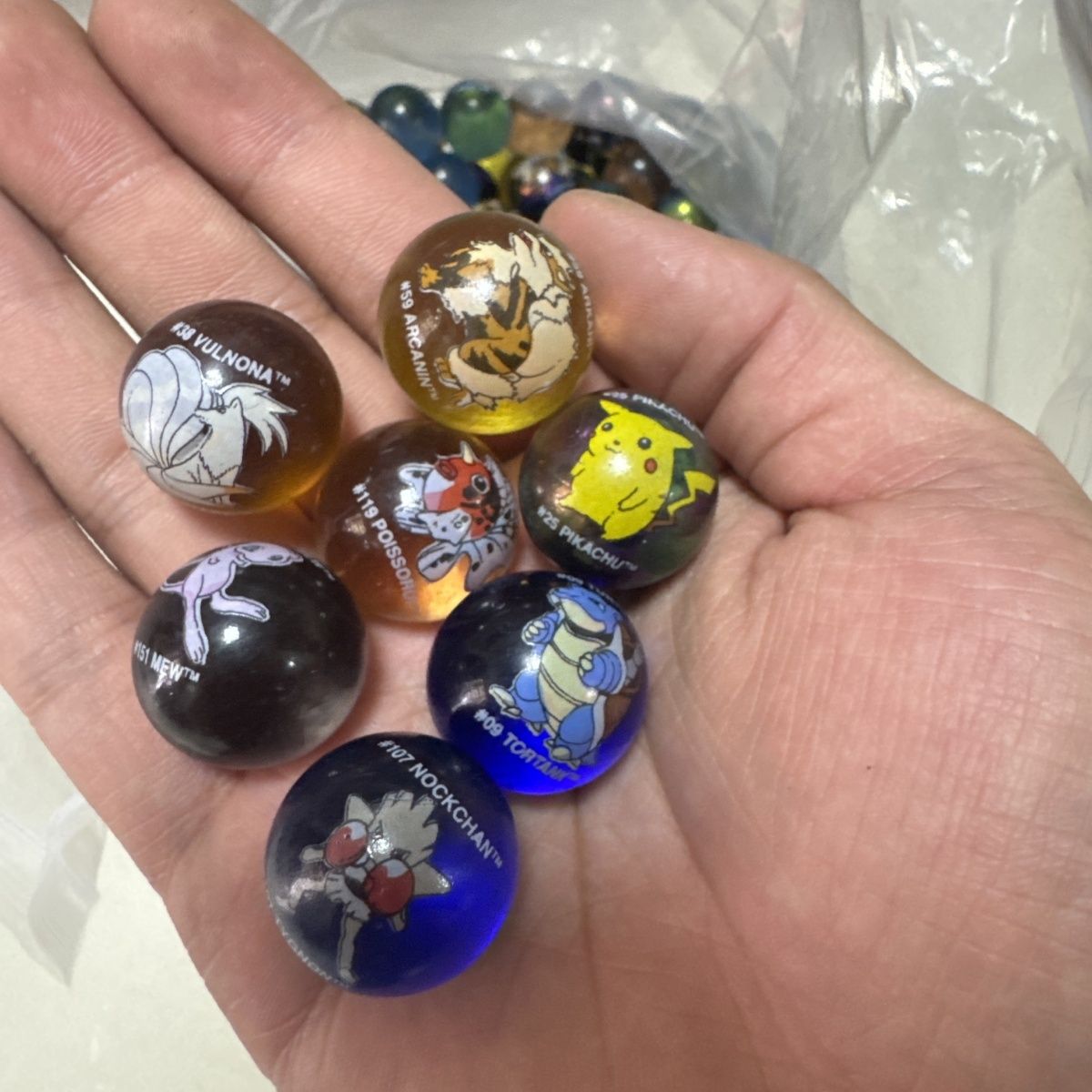 Offizielle Pokémon-Großhandels – Vintage Collectible Marbles Bewertung und Preis