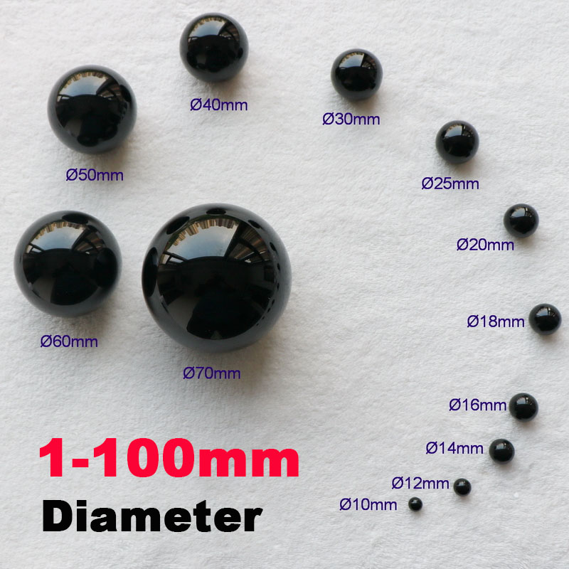 Schwarze Glasmurmeln 1-100mm G – Vintage Collectible Marbles Bewertung und Preis