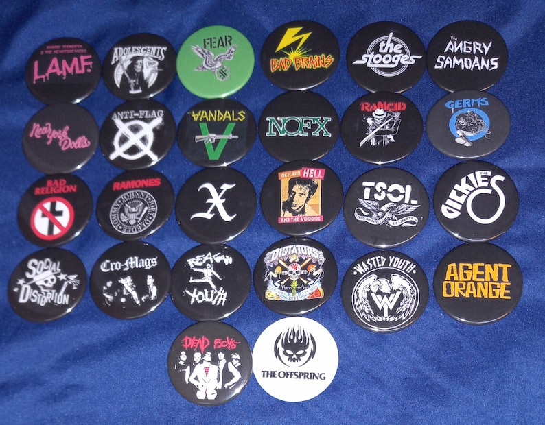 Vintage US Punk Rock Band Anst – Vintage Collectible Pins Bewertung und Preis