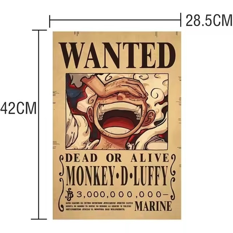 Anime One Piece Wanted-Plakate – Vintage Collectible Posters Bewertung und Preis