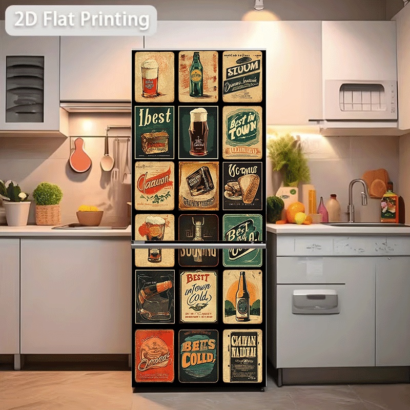 Kühlschrankaufkleber, Aufklebe – Vintage Collectible Posters Bewertung und Preis