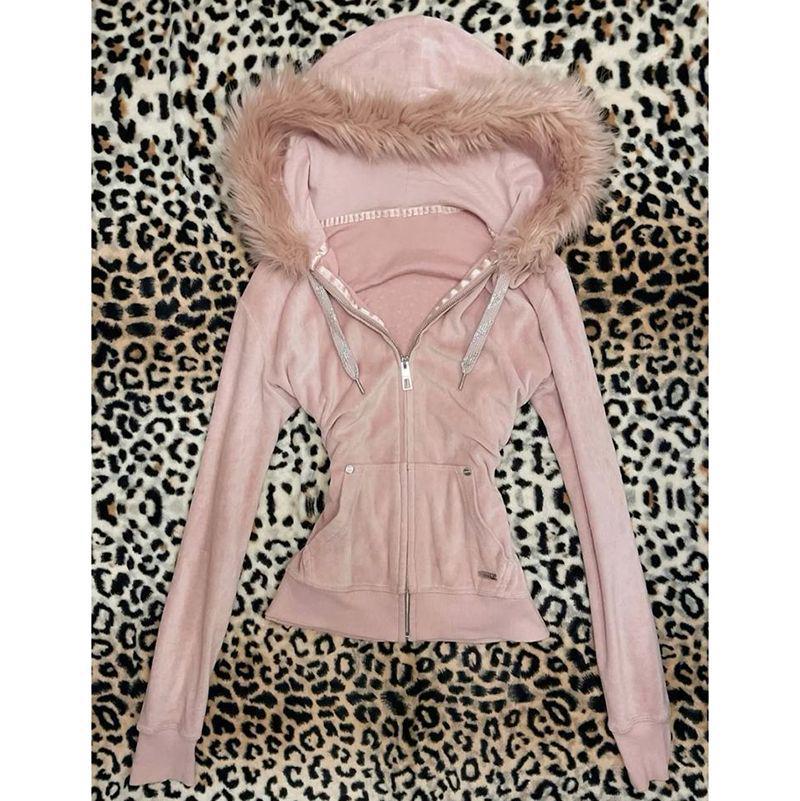 Hoodie-Mantel Damen Punk Kapuz – Vintage Zip Hoodie Bewertung und Preis