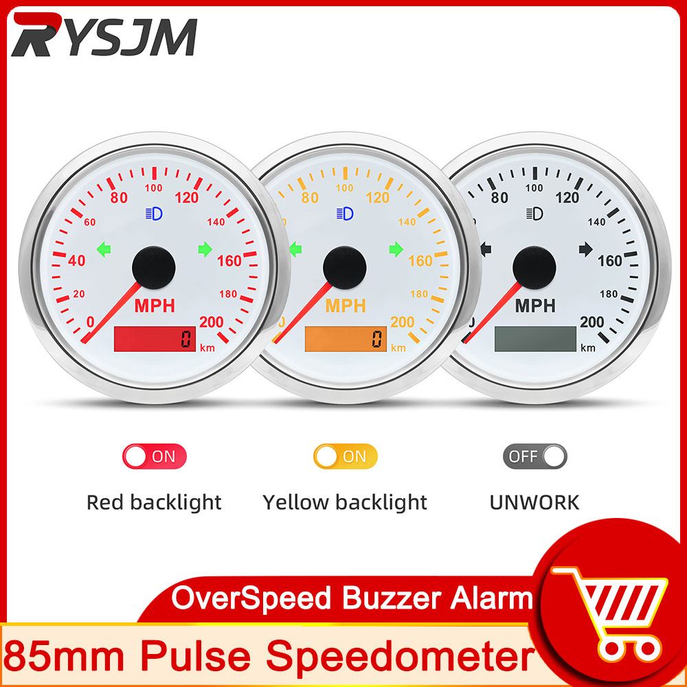 125 200 MPH KMH 85 mm Tachoanz – Analog Meter Gauge Bewertung und Preis