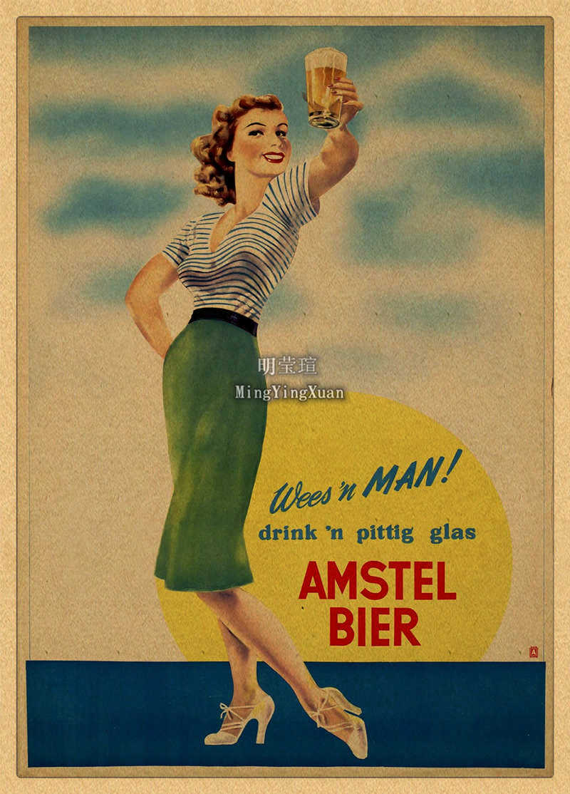 Vintage Bier Wein Getränk Diag – Vintage Collectible Posters Bewertung und Preis