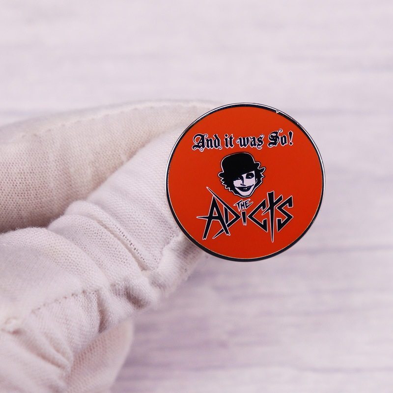 The-Adicts Emaille-Anstecknade – Vintage Collectible Pins Bewertung und Preis