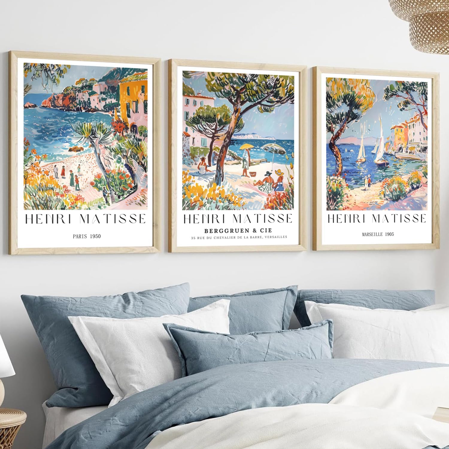 3-teiliges Set Vintage Strand- – Vintage Collectible Posters Bewertung und Preis